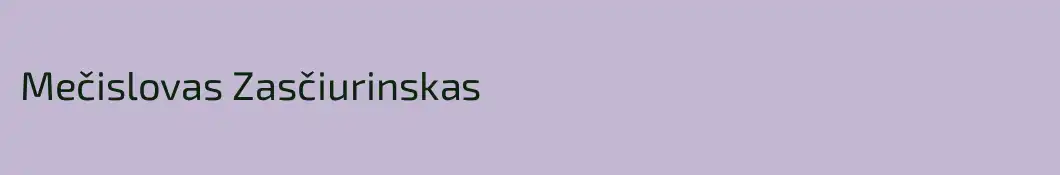 Mečislovas Zasčiurinskas